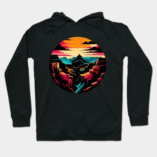 Grand Canyon Arizona Circle Design Hoodie